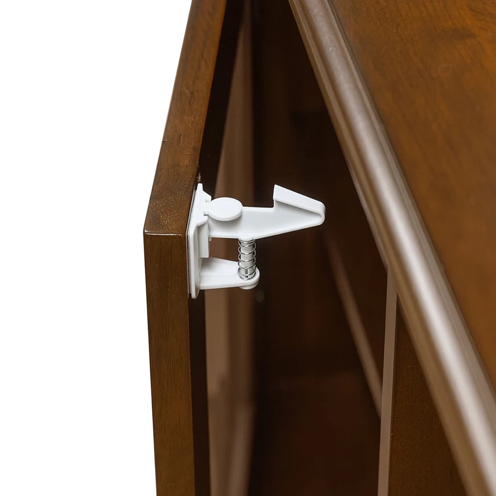 Invisible Baby Safety Lock for Cabinets Drawers, Hidden Child Proof Latch with Screw or Adhesive Install, Secure Home Use CB DROPSHIPPING