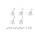 Invisible Baby Safety Lock for Cabinets Drawers, Hidden Child Proof Latch with Screw or Adhesive Install, Secure Home Use