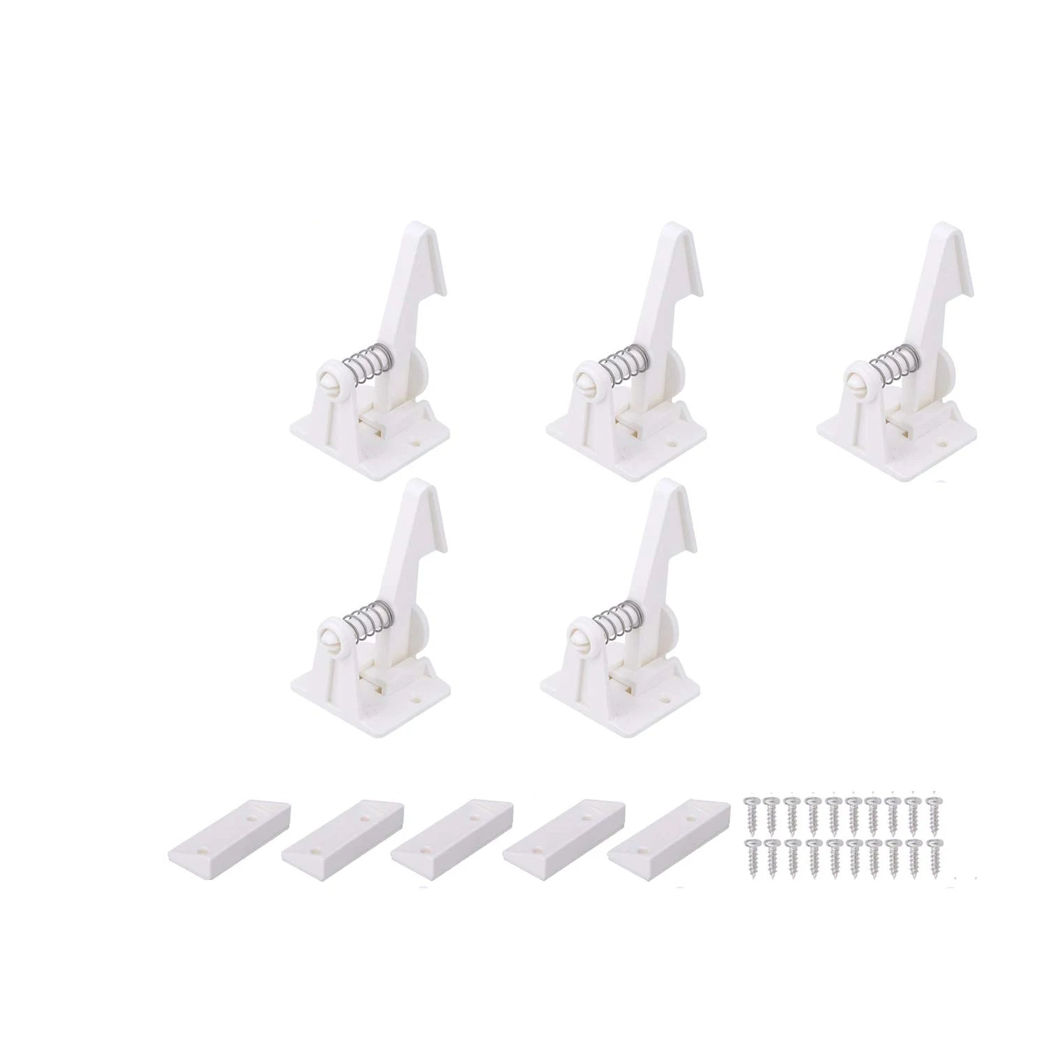 Invisible Baby Safety Lock for Cabinets Drawers, Hidden Child Proof Latch with Screw or Adhesive Install, Secure Home Use CB DROPSHIPPING