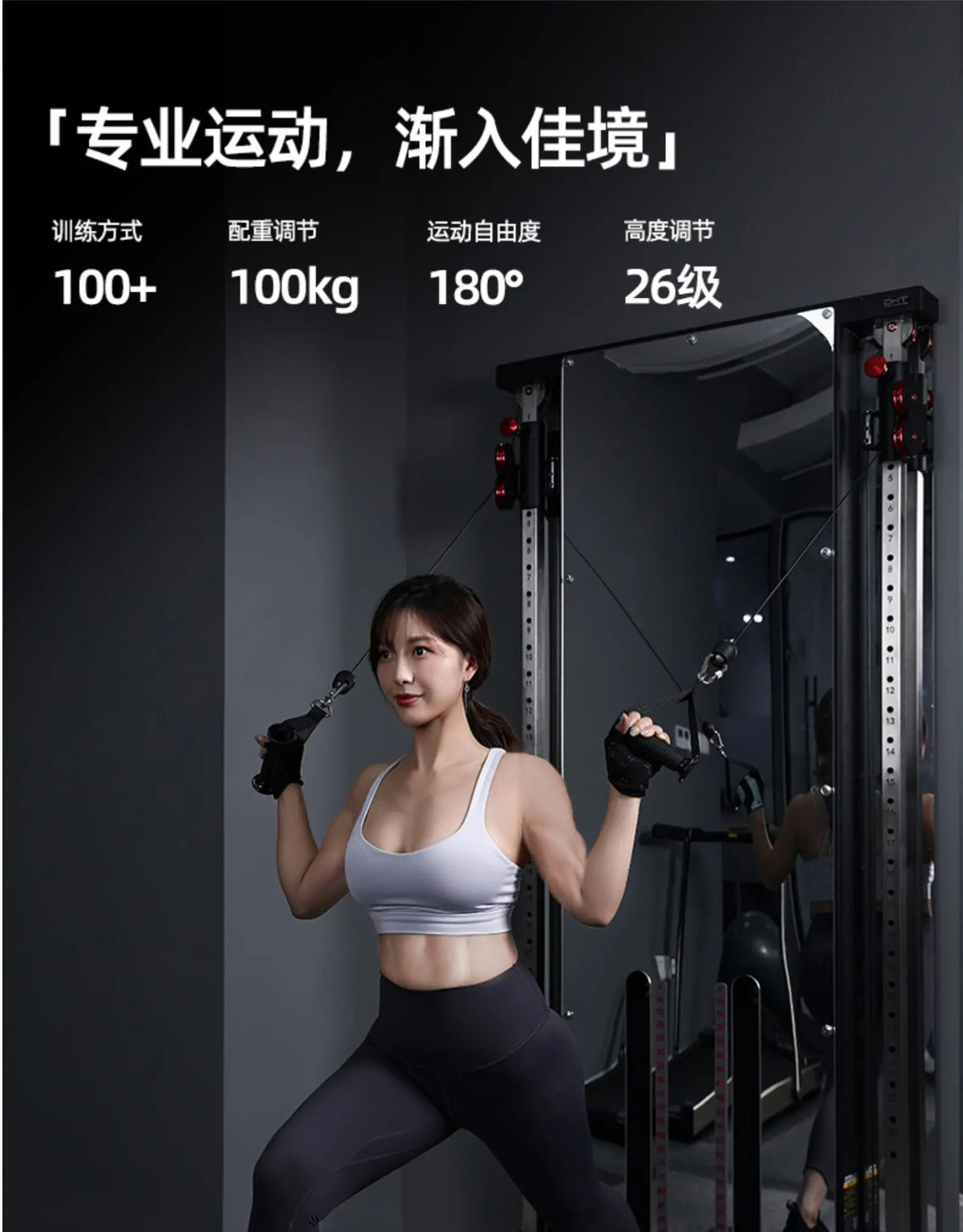 SRJOINFIT Fly fitness Comprehensive Strength Training Equipment Set, Home Fitness Wall Training Equipment