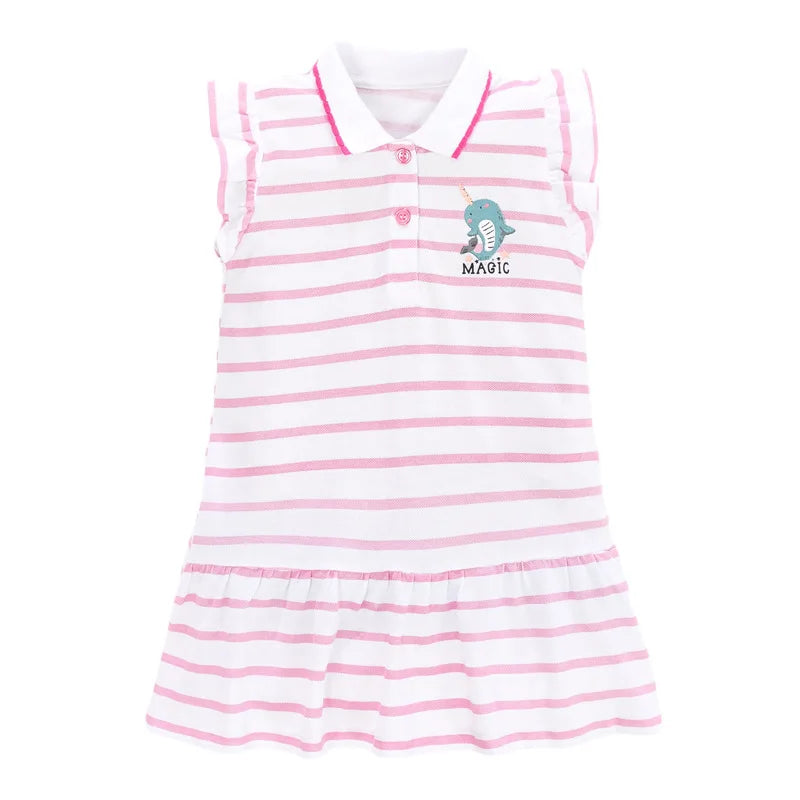 Little maven Baby Girls Casual Clothes Little  Girls 2026 New Summer Dress Kids Elegant Party Dress Children's Clothing CB DROPSHIPPING