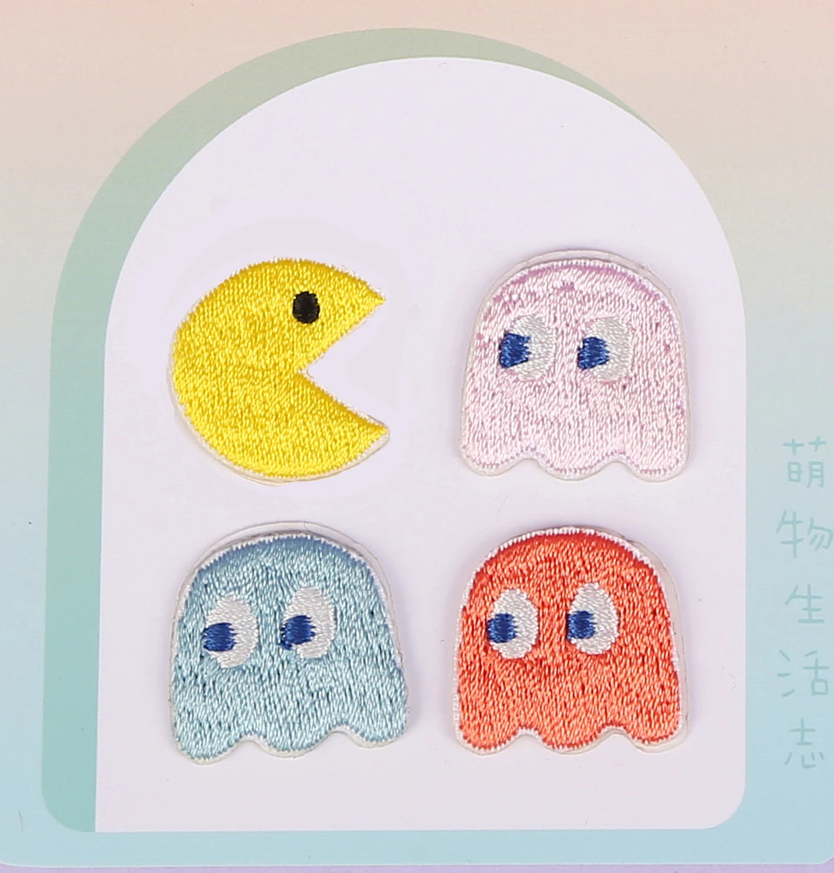 AHYONNIEX 1 Set Cartoon Flower Bear Candy Embroidery Patches for Bag Jeans Cute Iron On Patches for Clothes Small DIY Patches