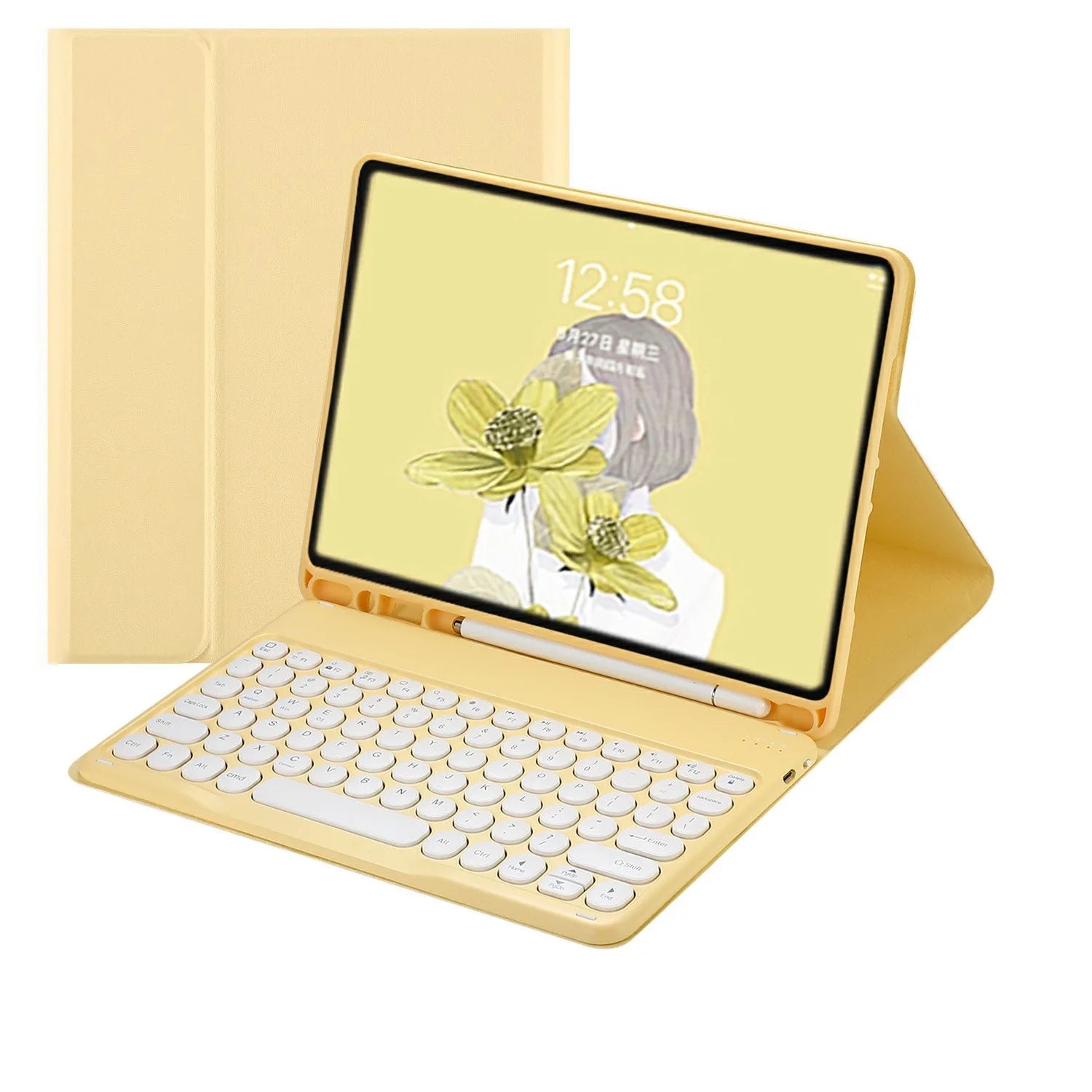 Wireless Magic Keyboard for iPad Air 11" 2026 10th 11th Generation Case Pro 11 2025 Russian Spanish Korean Bluetooth Keyboard CB DROPSHIPPING