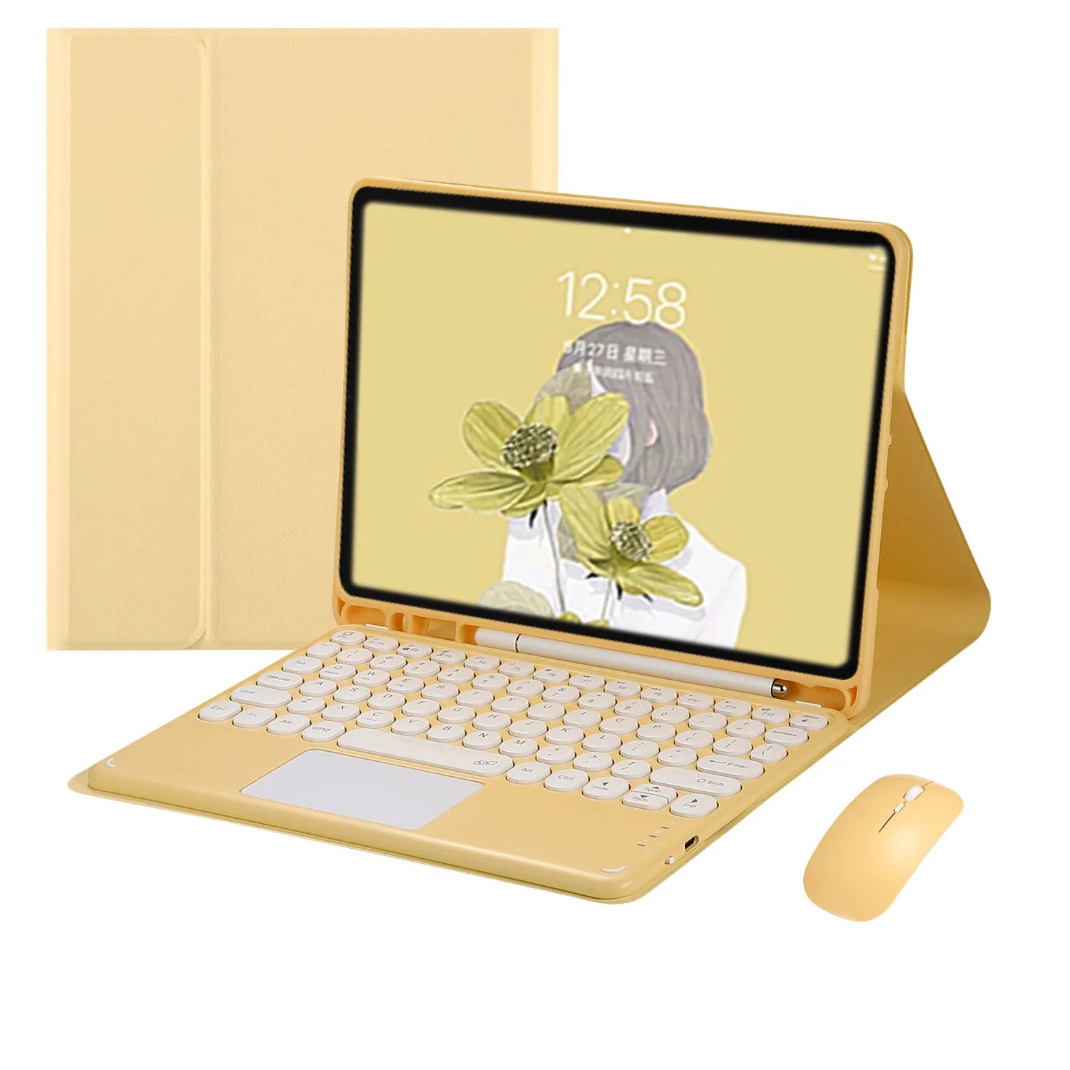 Wireless Magic Keyboard for iPad Air 11" 2026 10th 11th Generation Case Pro 11 2025 Russian Spanish Korean Bluetooth Keyboard