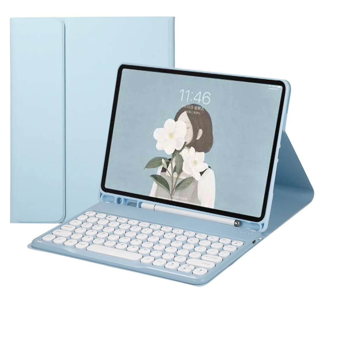 Wireless Magic Keyboard for iPad Air 11" 2026 10th 11th Generation Case Pro 11 2025 Russian Spanish Korean Bluetooth Keyboard CB DROPSHIPPING