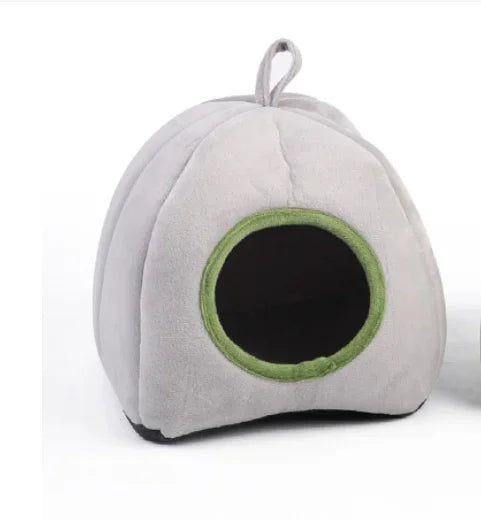 Hamster House Guinea Pig Cage Hamster Cotton House Small Animal Nest Winter Warm Pet Bed For Rodent/Guinea Pig/Rat/Hedgehog CB DROPSHIPPING