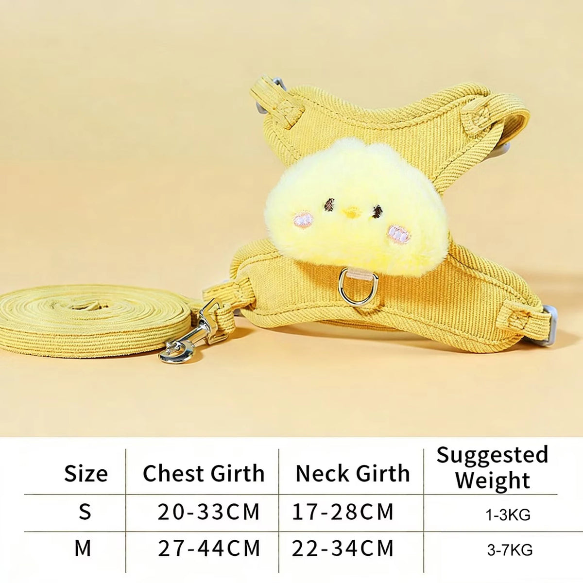 Cat Harness Leash Sets Adjustable Dog Harness for Small Dog Leash Breashable Cartoon Pet Harness Out Walking Dog Cat Accessories
