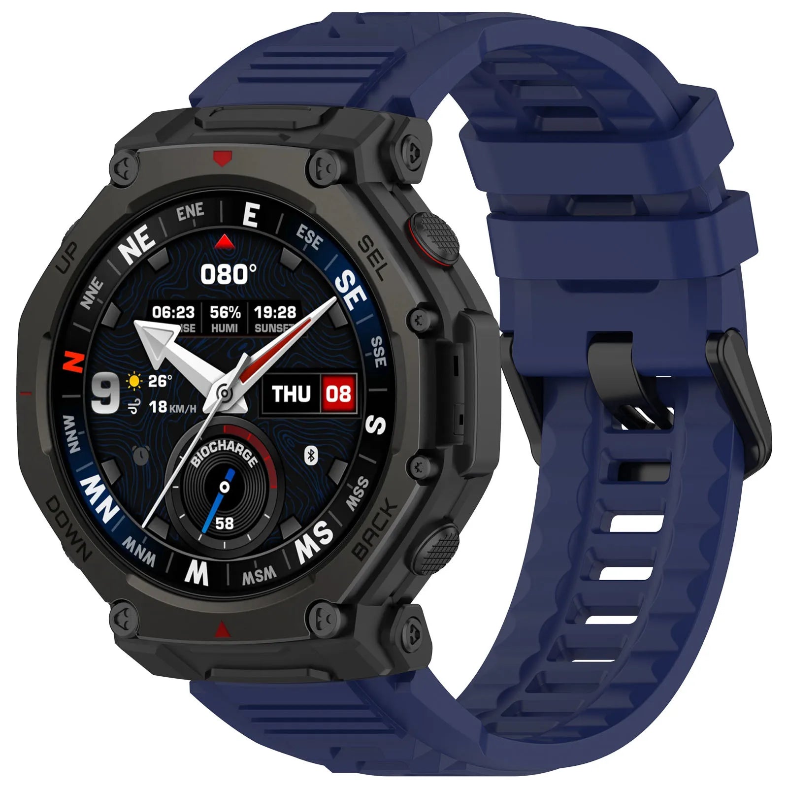 Silicone Band For Huami Amazfit T-rex 3 pro 48mm  Elastic Sport Strap For T-rex3 Pro Smartwatch Bracelet Replacement Accessories CB DROPSHIPPING