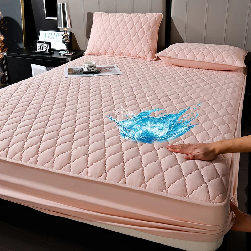A Soft, Luxurious, High-Quality Mattress Cover  That Is Breathable and Cool, Liquid/Stain Resistant. a Mother's Day Family Gift. Machine Washable. Features Tight Elastic Edging, Pet-Friendly,