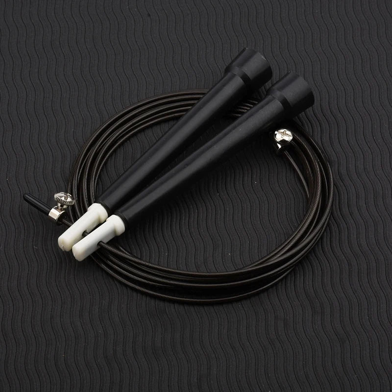 1pcs Speed Jumping Rope Steel Wire Durable Fast Jump Rope Cable Sport Exercise Workout Equipments Home Gym