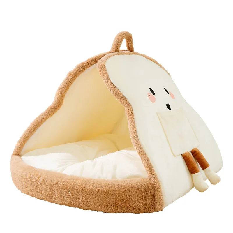 Winter Warm Dog Bed Soft Cozy Pet Sleeping Mat for Small Medium Dogs Cats Thicken Non-slip Cat Sofa Puppy Kennel Pet Supplies CB DROPSHIPPING