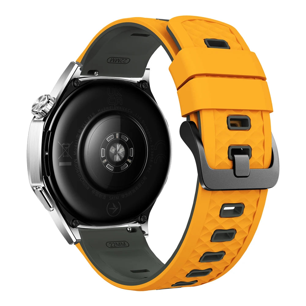 22mm Sport Slicone Strap For OnePlus Watch 3 2 2R 46mm Soft Bracelet For OPPO Watch X X2 4 Pro/Mi Watch 2 Pro S4 S3 S1 Watchband CB DROPSHIPPING