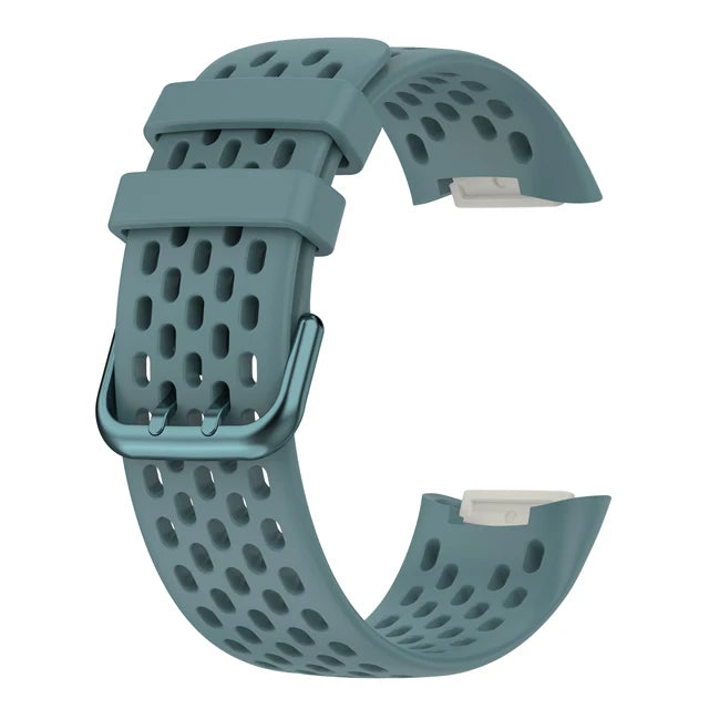 Breathable Silicone Strap For Fitbit Charge 5 6 correa Sport Replacement  Wristband For Fitbit Charge6 5 Watch Bracelet Correa