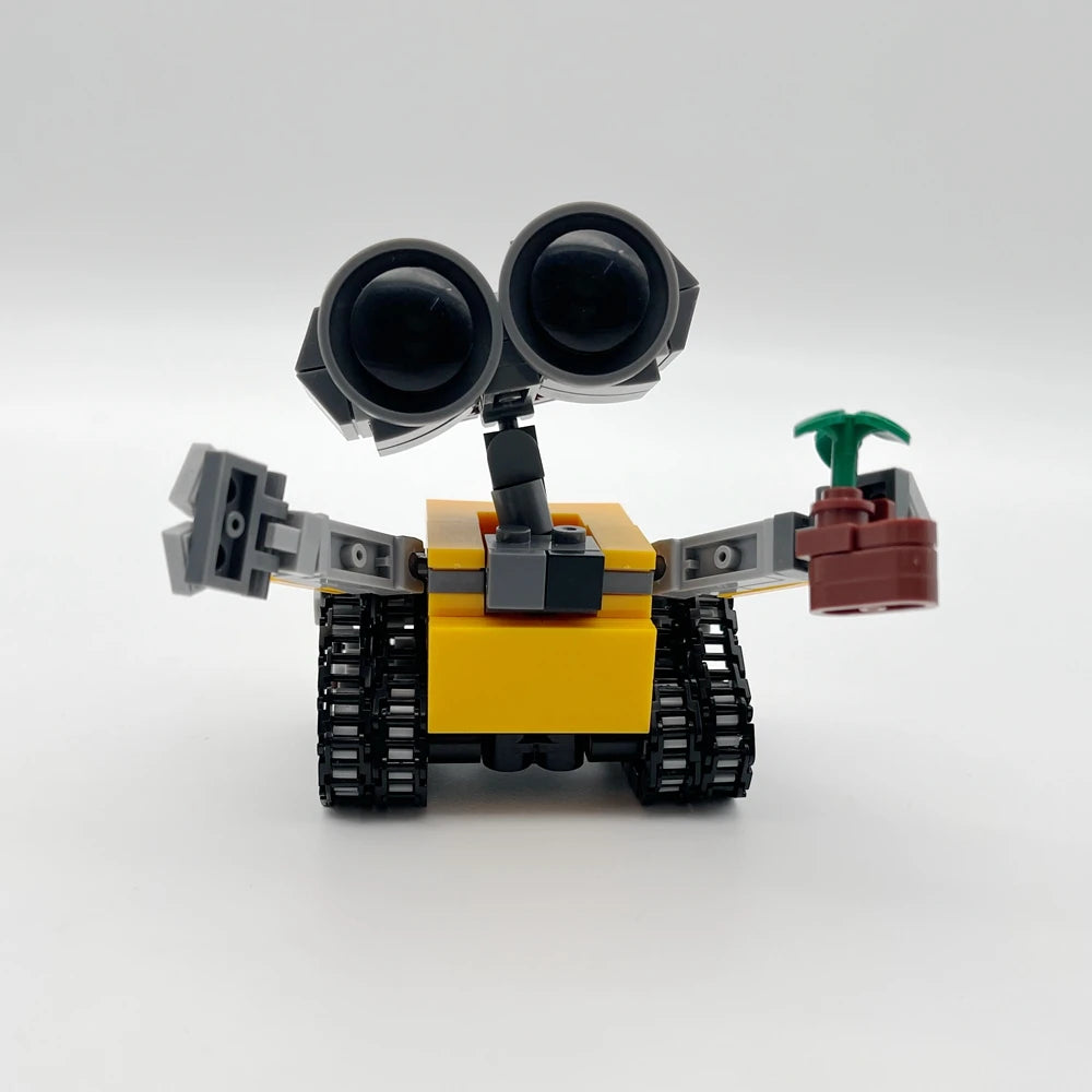 Classic Movie 200+pcs Mini Robot Wall-e MOC Building Blocks Model DIY Bricks Kits Creative Toys for Kids Children Adult Gifts CB DROPSHIPPING