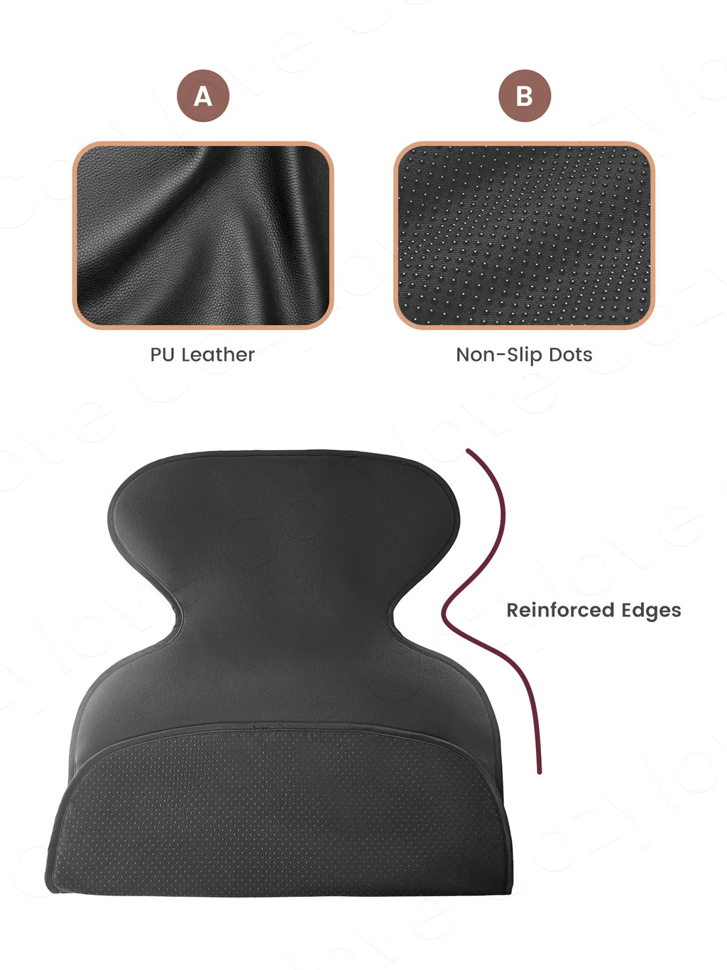 1/2 PCS PU Leather Car Seat Protector Waterproof Non-slip Child Car Seat Mat for Baby Safety Seats