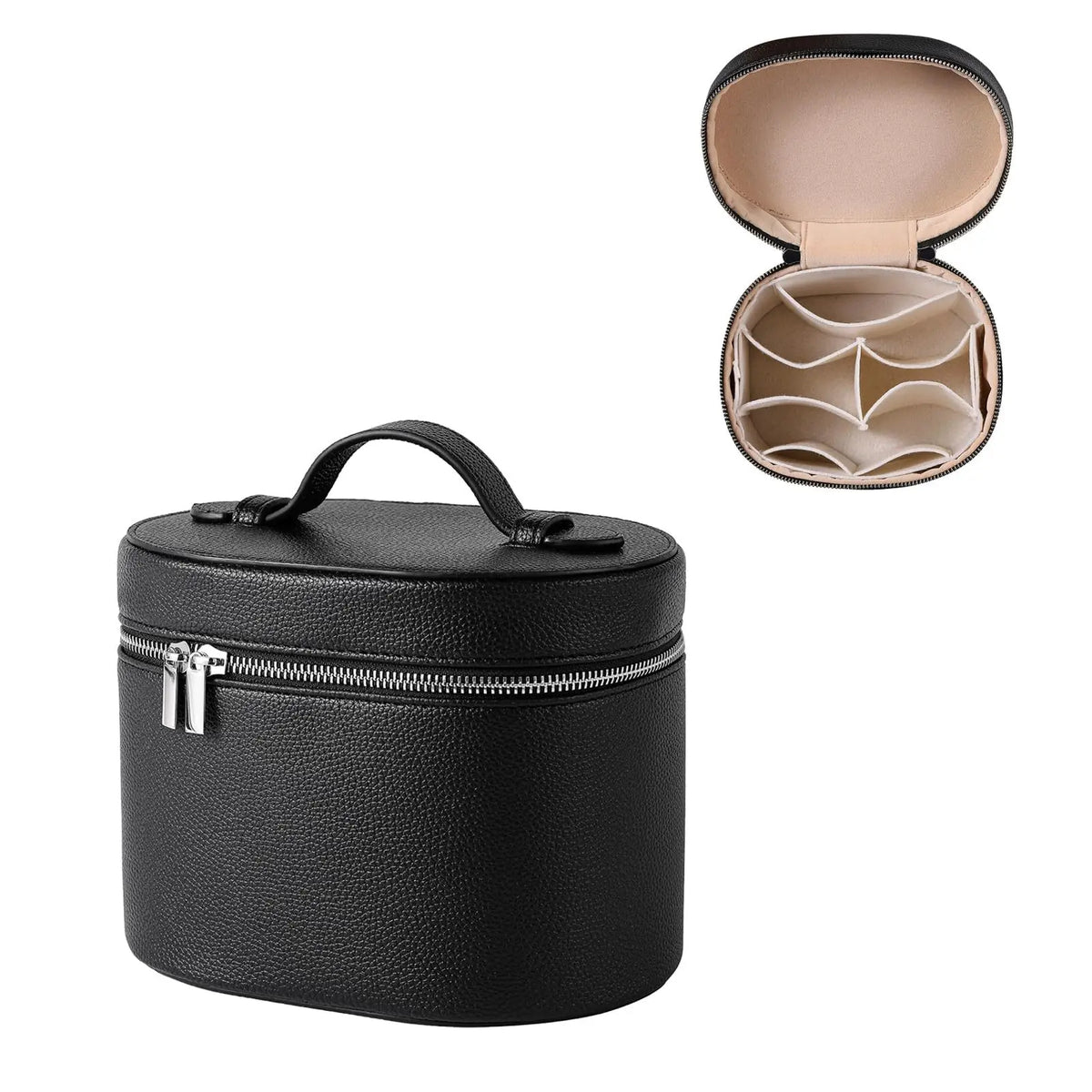 Large Capacity PU Leather Makeup Bag Portable Makeup Box For Women Girls Travel Toiletry Cosmetic Organizer CB DROPSHIPPING
