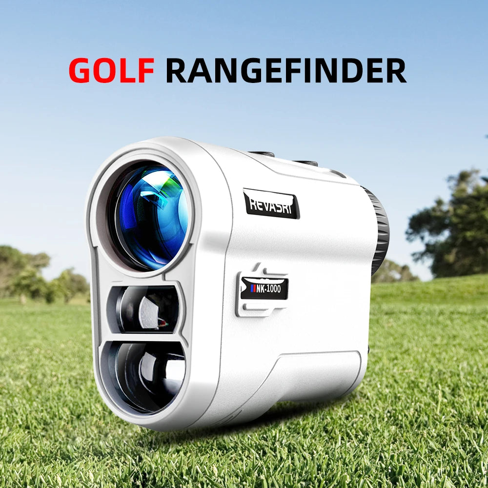 REVASRI Golf Laser Rangefinder 600M/800M/1000M with Slope and Flag Pole Lock Vibration for Golfing Sport, Hunting, Survey