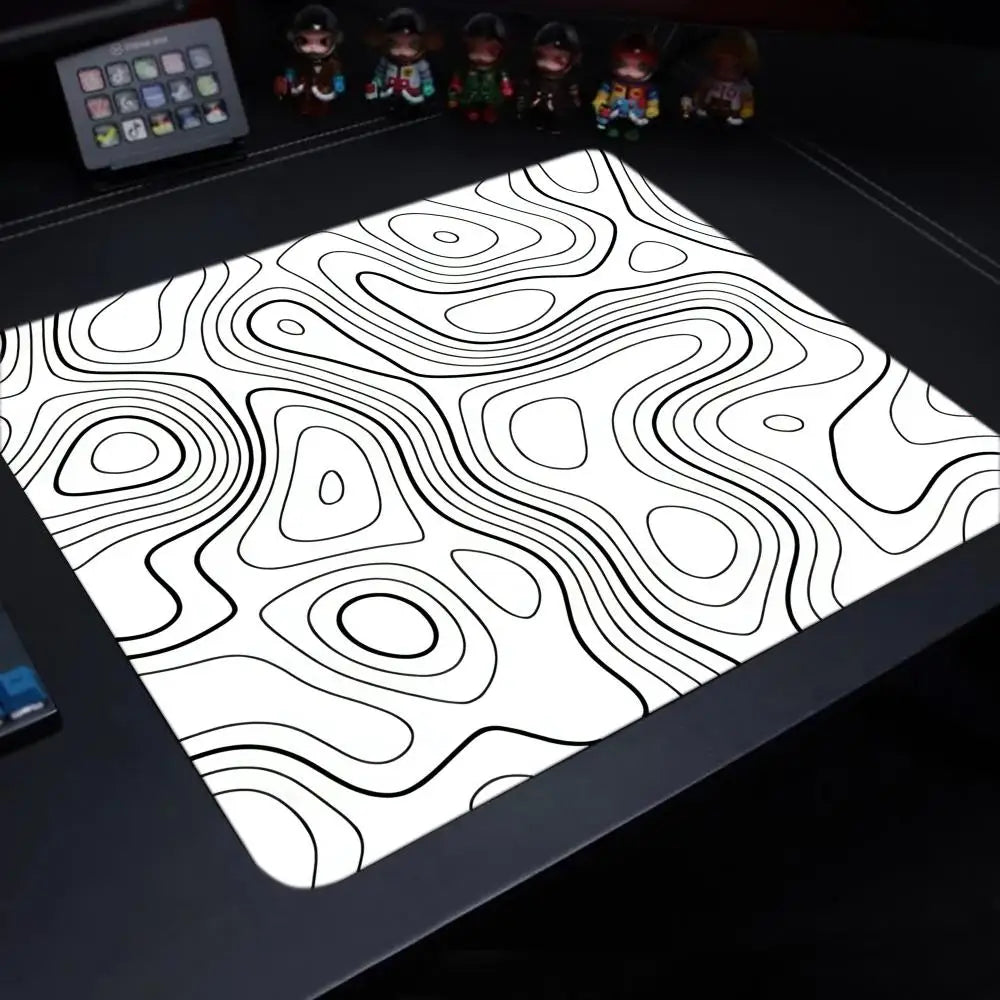 Fluid Mouse Pad 22X18 40X45 Square Computer Accessories Office Game Table Mats Rubber Anti-slip Mousepads Small Decor Desk Pads CB DROPSHIPPING