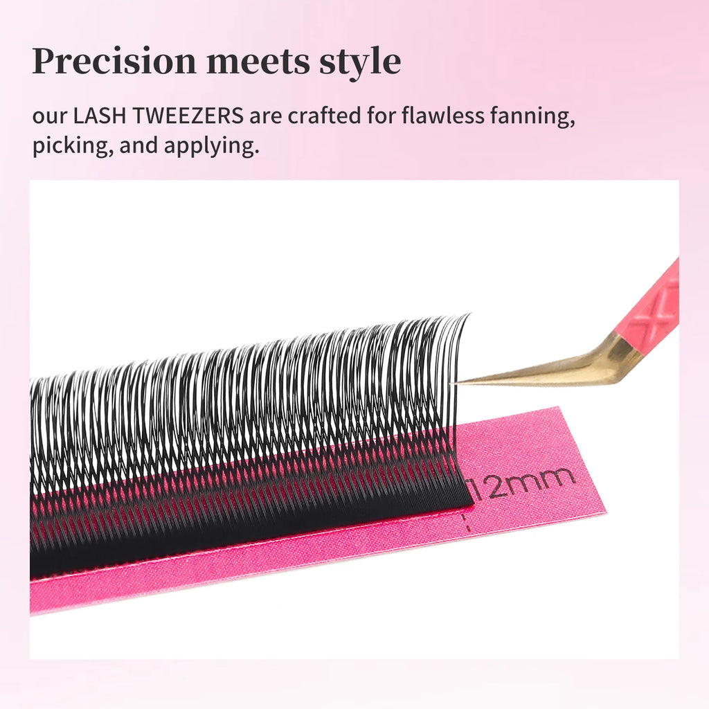 Bella moça Lash Tweezers Stainless Steel Eyelash Nail Tools Accurate Tweezers Nippers Pointed Clip Set Makeup Tools