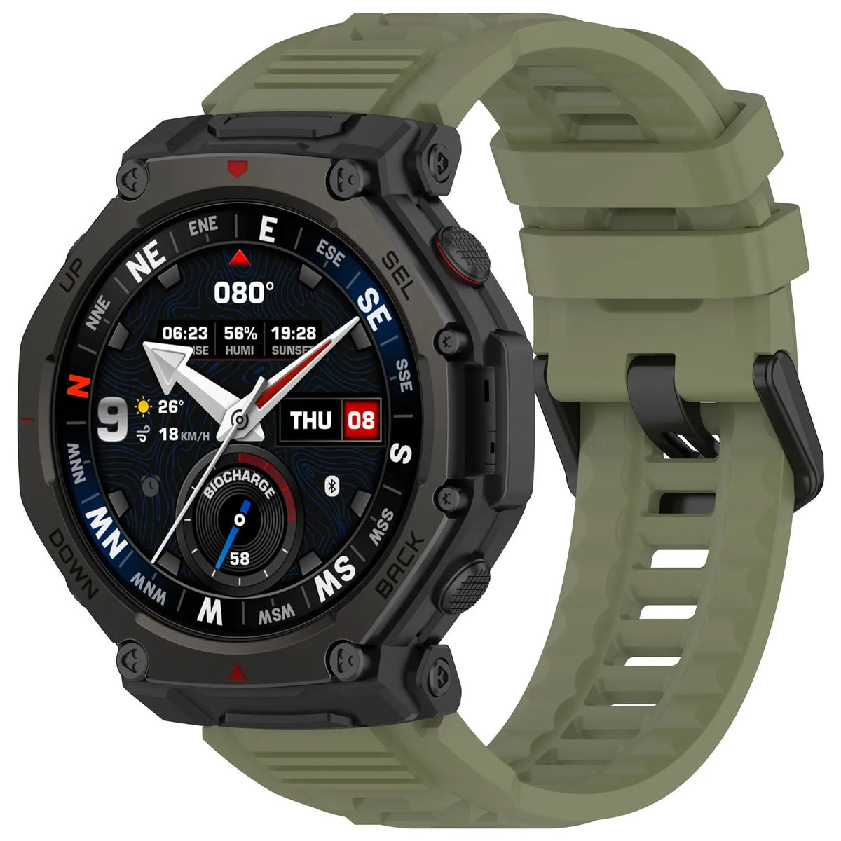 Silicone Band For Huami Amazfit T-rex 3 pro 48mm  Elastic Sport Strap For T-rex3 Pro Smartwatch Bracelet Replacement Accessories CB DROPSHIPPING