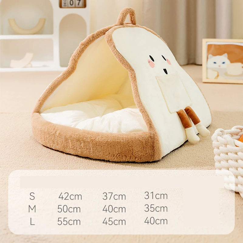 Winter Warm Dog Bed Soft Cozy Pet Sleeping Mat for Small Medium Dogs Cats Thicken Non-slip Cat Sofa Puppy Kennel Pet Supplies CB DROPSHIPPING