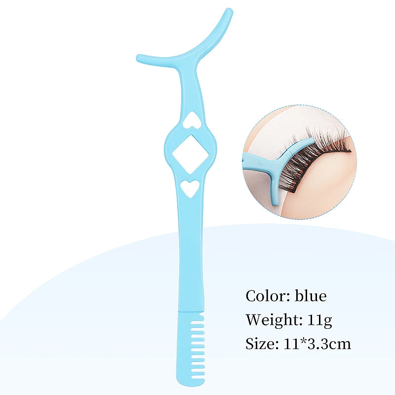 1Pcs False Eyelash Tweezer Eye Lash Applicator Comb Makeup Tools Auxiliary Curler Mink Eyelashes Extension Professional Tweezers CB DROPSHIPPING