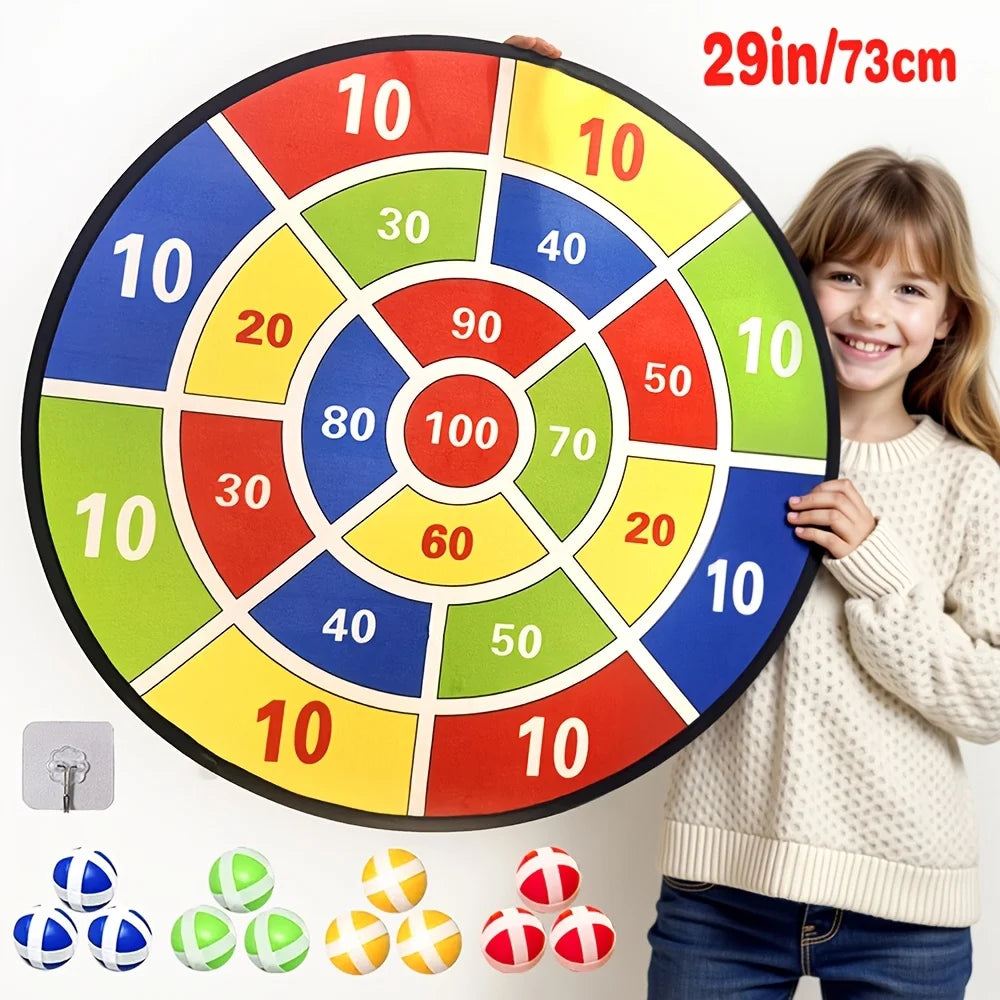 Montessori Throw Sport Slingshot Target Sticky Ball Dartboard Basketball Board Games Educational Children's Outdoor Game Toy CB DROPSHIPPING