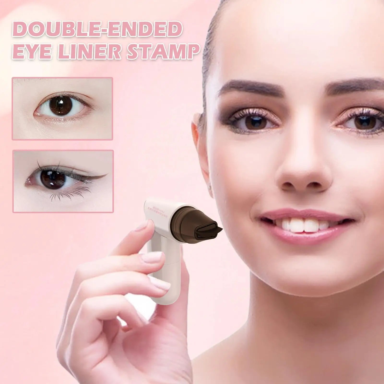 Eye liner Winged Eye End Stamp Double-Tip Women Makeup Eye End Wing Stamp Waterproof Stencil Portable Quick Drying Cosmetics CB DROPSHIPPING