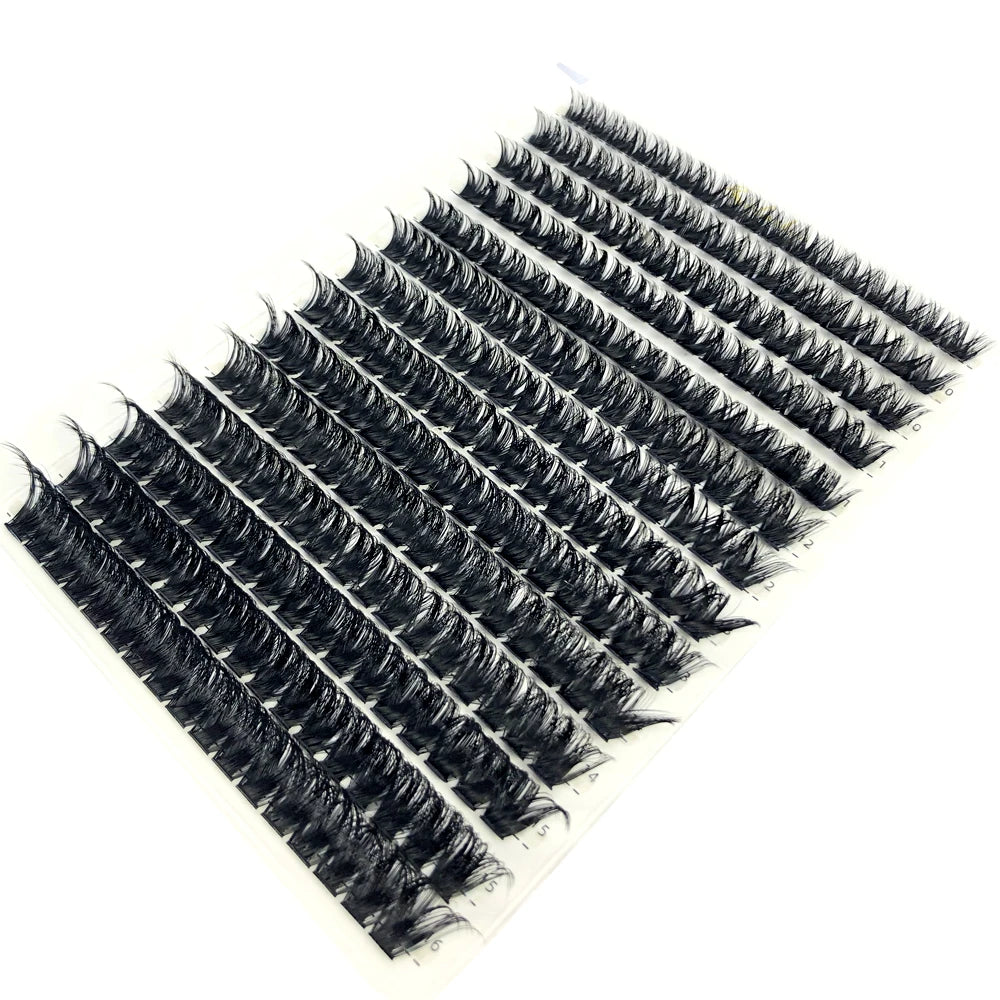 AMSDCN 100/280 clusters 30D 40D 60D 80D curly eyelashes naturally soft DIY makeup false eyelashes