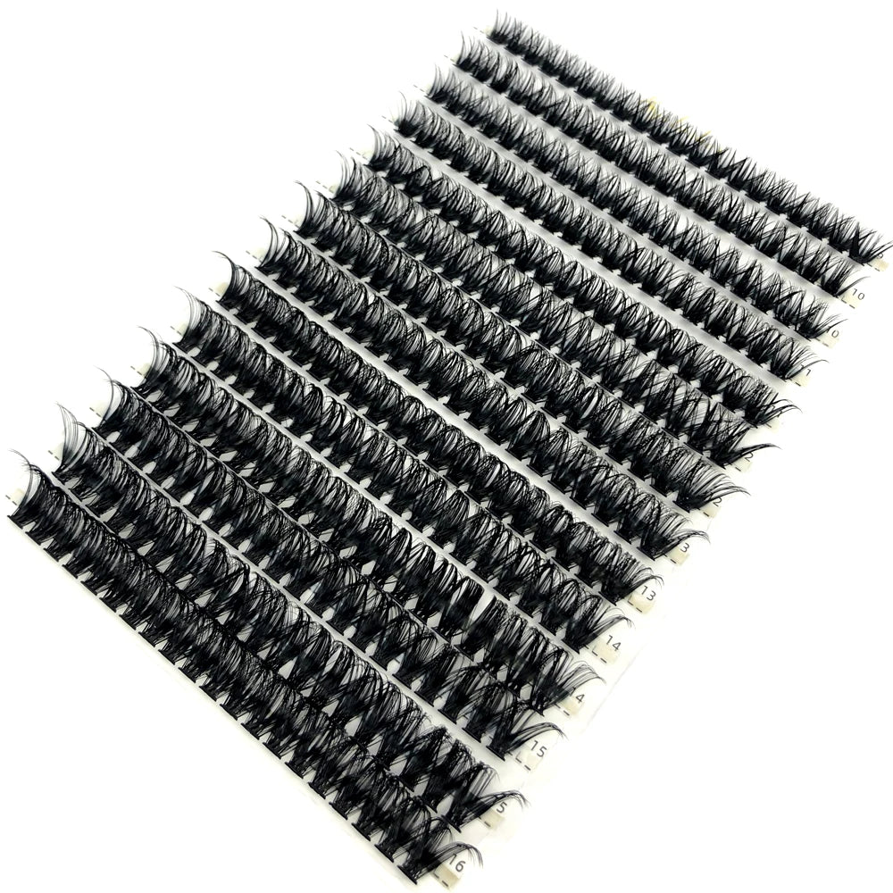 AMSDCN 100/280 clusters 30D 40D 60D 80D curly eyelashes naturally soft DIY makeup false eyelashes