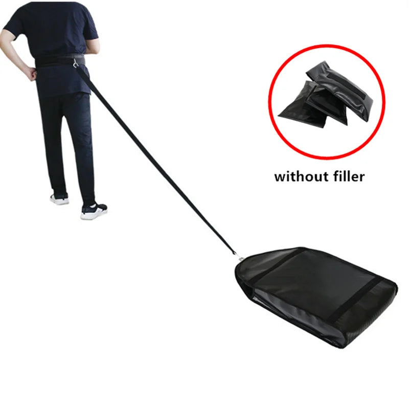 Fitness Weight Sled Trainer Adjustable Sports Running Training Weight-bearing Sandbags Sprinters Outdoor Sports Gym Equipment CB DROPSHIPPING