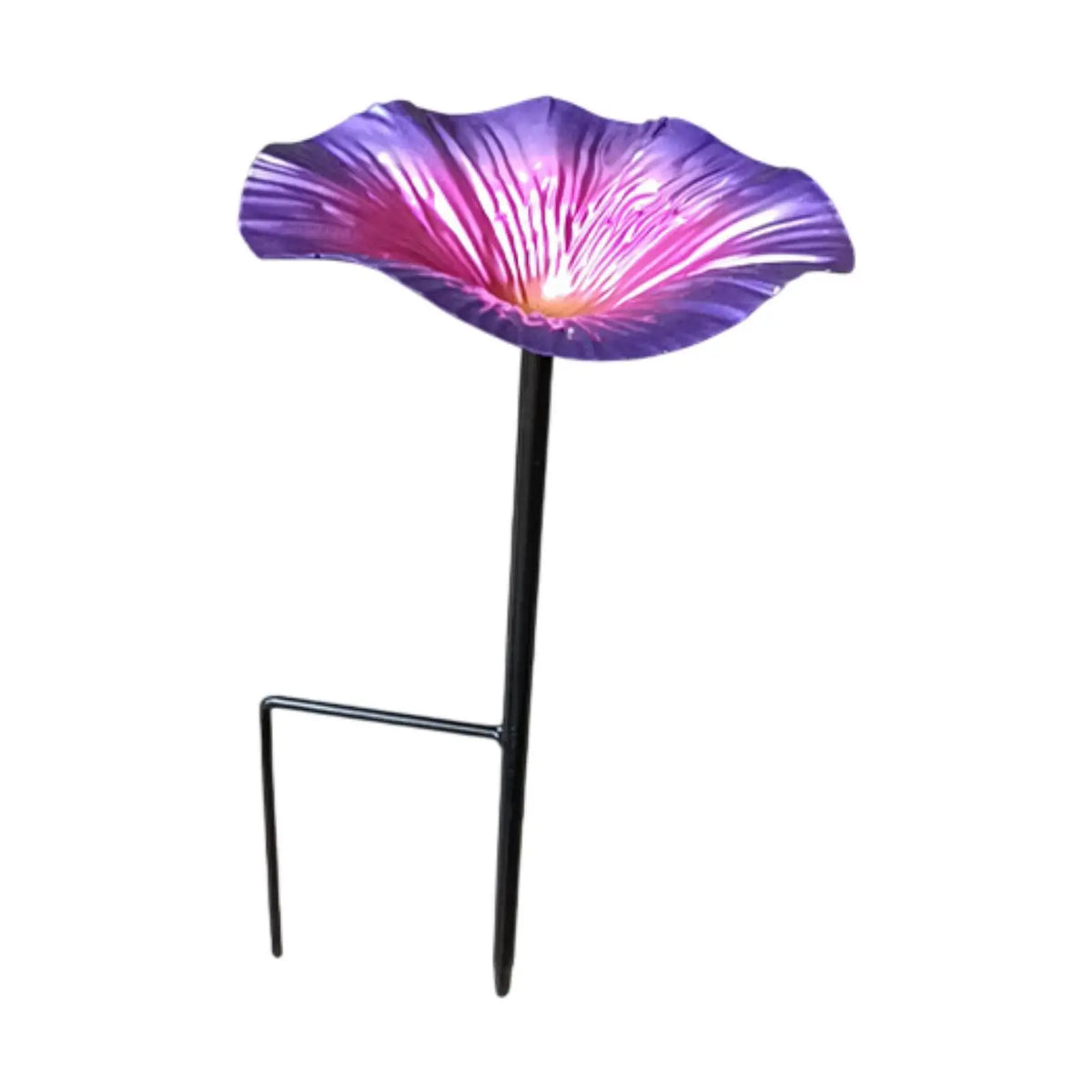 Garden Bird Bath with Detachable Pole And Ground Stake for Bird Feeders