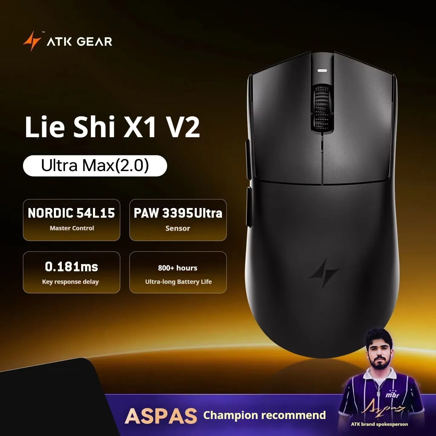 The New Vxe Mad R/R Major Gaming E-Sports Mouse Paw3395/3950 Dual-Mode Nonporous Lightweight Ergonomic Standard 8k CB DROPSHIPPING
