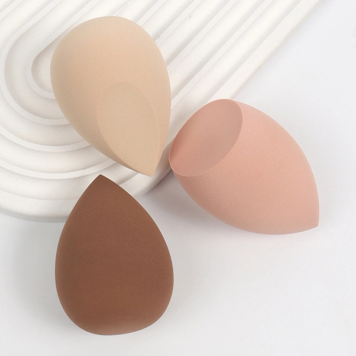 3/8/12/16/24/32/48Pcs Milk Coffee Makeup Sponge, Suitable for Applying and Setting Makeup, Suitable for All Skin Types CB DROPSHIPPING