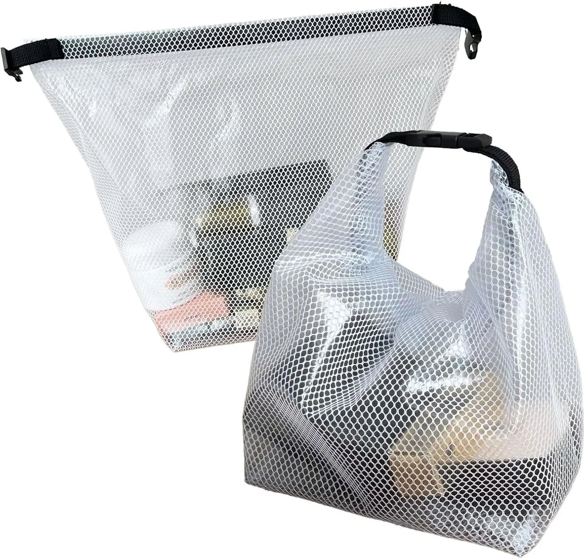 1PC Waterproof Mesh Cosmetic Bag for Travel, Gym, Bathroom, Quick-Dry Toiletry Organizer with Handle Portable Makeup Pouch CB DROPSHIPPING