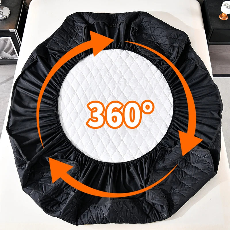 A Soft, Luxurious, High-Quality Mattress Cover  That Is Breathable and Cool, Liquid/Stain Resistant. a Mother's Day Family Gift. Machine Washable. Features Tight Elastic Edging, Pet-Friendly,