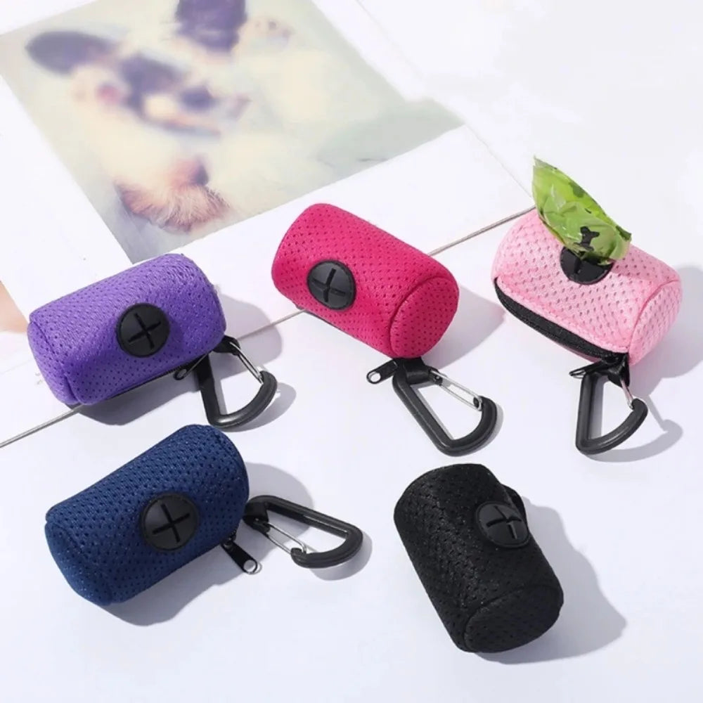 Portable Dog Poop Bag Holder, Leash Attachment Waste Bag Dispenser for Pet Outdoor Walking CB DROPSHIPPING