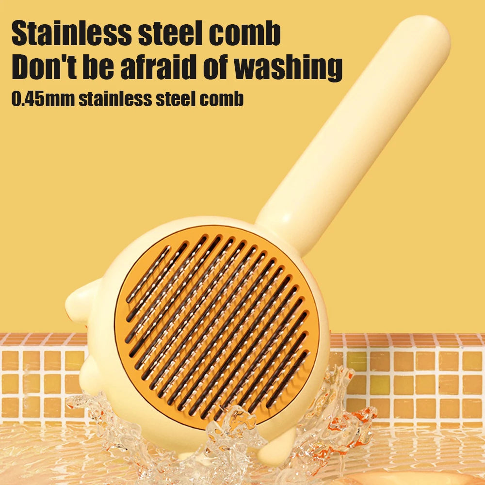 Self Cleaning Slicker Brush for Dog Cat Pet Comb Remover Undercoat Tangled Hair Massages Particle Cat Combs Improves Circulation CB DROPSHIPPING