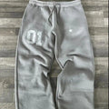2026 Summer Grey Washed Sweatpants 3D Printed Elastic Waist Baggy Trousers Men's Casual Quick Drying Kids Streetwear
