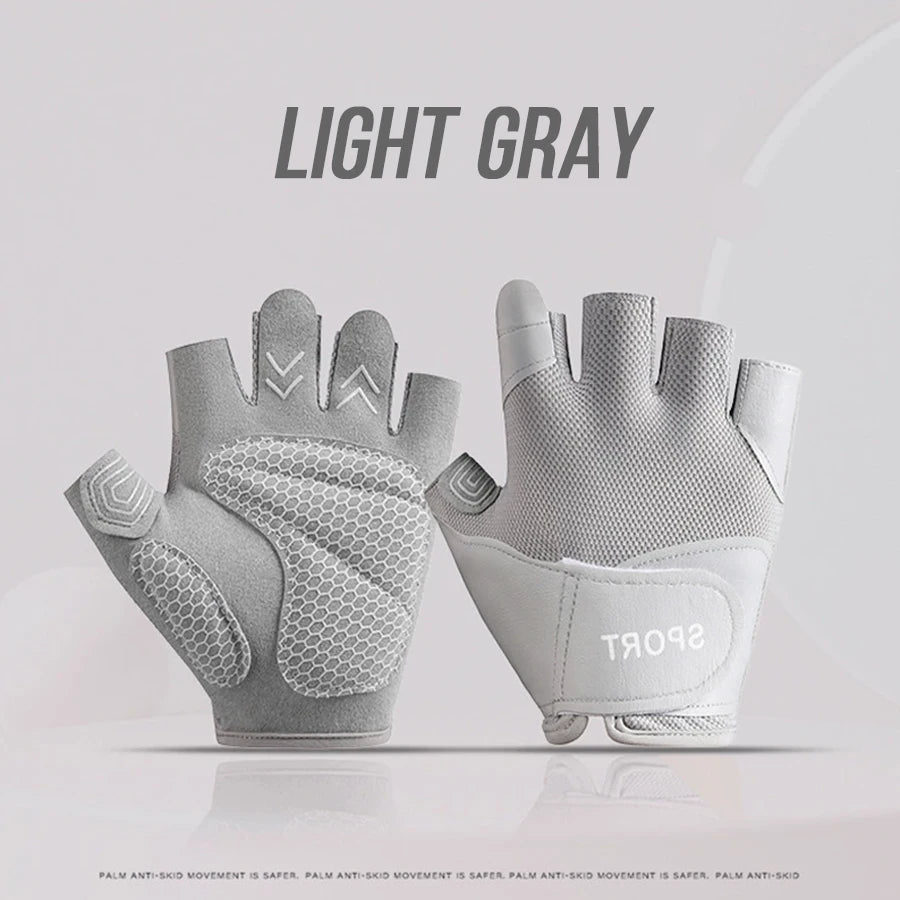 Fitness gloves - anti-slip, anti-curl, semi-fingered wrist guards for bar exercises, sports, cycling, yoga, outdoor activities. CB DROPSHIPPING