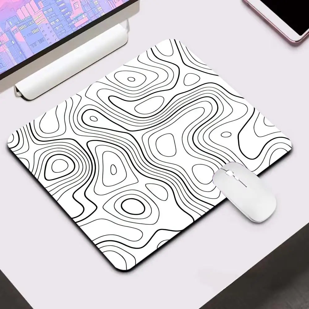 Fluid Mouse Pad 22X18 40X45 Square Computer Accessories Office Game Table Mats Rubber Anti-slip Mousepads Small Decor Desk Pads CB DROPSHIPPING