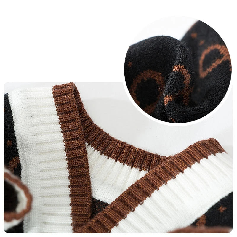 Dog Winter Sweater Knitted Warm Pet Clothes for Small Medium Dogs Chihuahua Puppy Pet Sweaters Yorkshire Cardigan Dog Coat Vest CB DROPSHIPPING