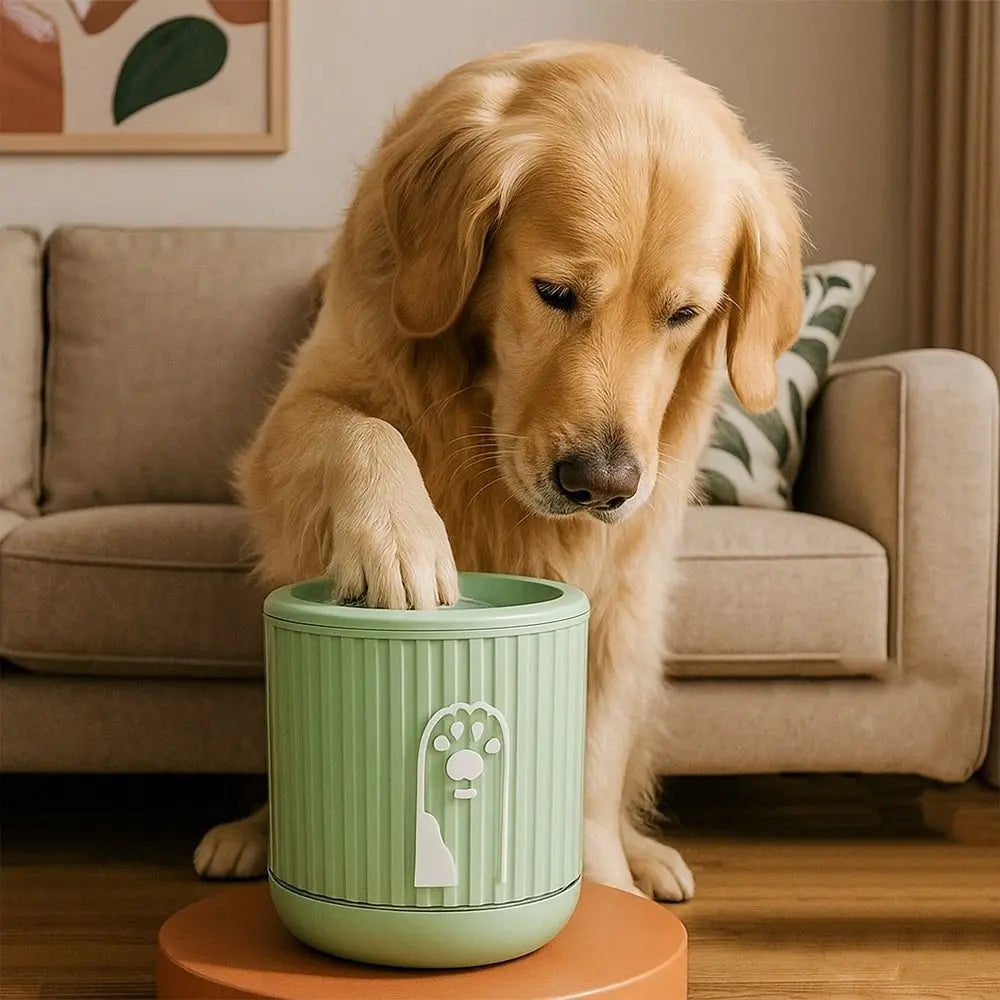 Automatic Pet Foot-washing Cup Soft Quick Wash Dog Foot Cleaning Cup Portable Detachable Paw Cleaner Cup For Cats and Dogs CB DROPSHIPPING