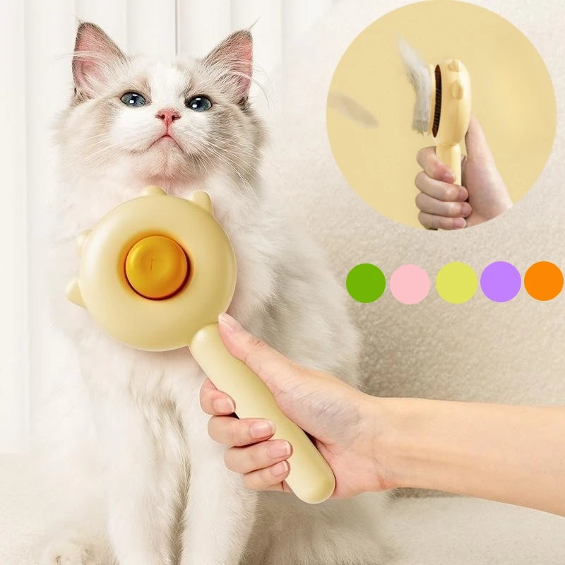 Self Cleaning Slicker Brush for Dog Cat Pet Comb Remover Undercoat Tangled Hair Massages Particle Cat Combs Improves Circulation CB DROPSHIPPING