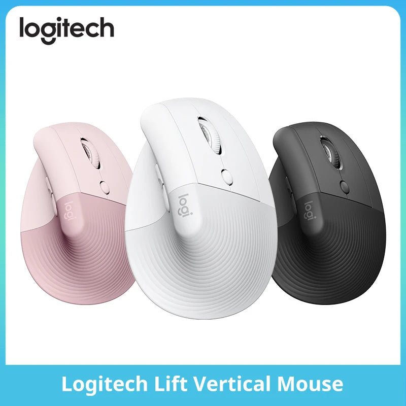 Logitech Lift Vertical Mouse  Ergonomic Wireless With Silent Click Bluetooth/Usb Dual Mode For Pc Laptop Tablet Wrist Pain CB DROPSHIPPING