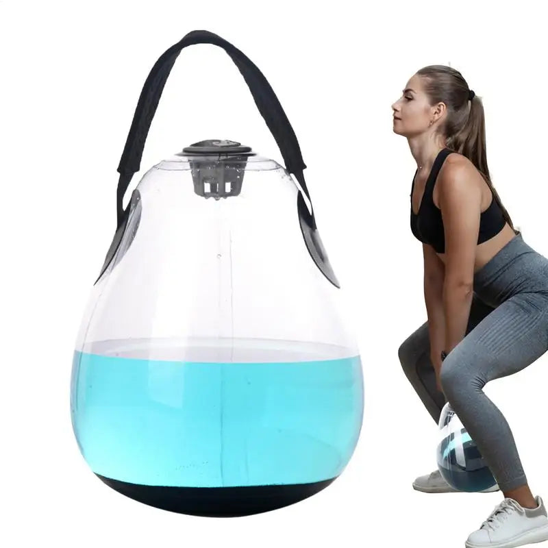 Fitness Inflatable Water Kettlebell Weighted Aqua Ball Workout Lifting Kettle Deep Squat Strength Kettlebells For Balance Traine CB DROPSHIPPING