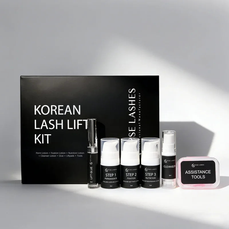 SENSE LASHES Korean Lash Lift Pro Kit Long Lasting Professional Eyelash Perm Kit for Salon & Home Use Makeup Tools CB DROPSHIPPING