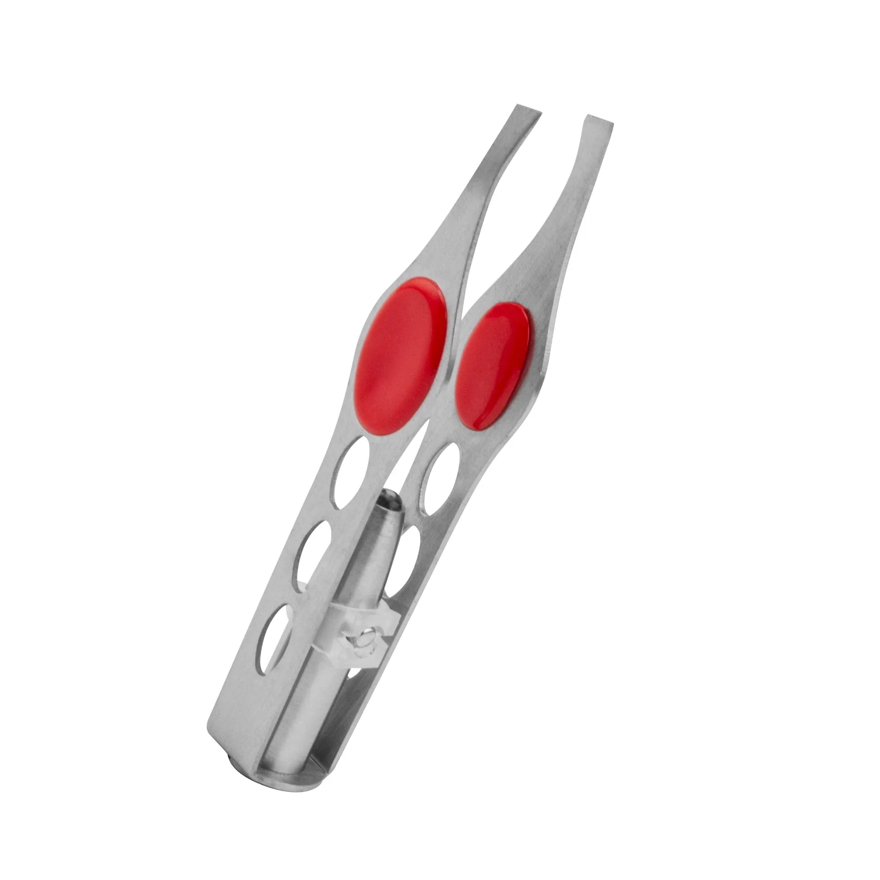 1pcs Hot Sales Portable Stainless Steel Button Cell Smart Design Eyebrow Hair Remove Tweezer with LED Light Makeup Tool CB DROPSHIPPING