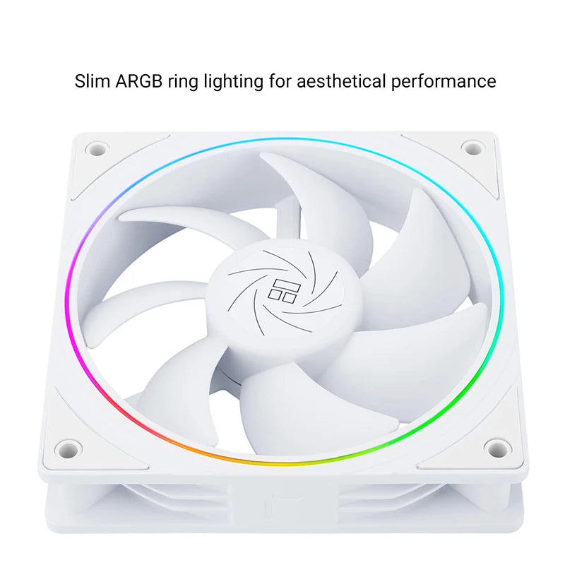 Thermalright TL-S12-W 5V 3PIN ARGB Aperture PC Case Fan Temperature Control Water-Cooling Radiator Replace Fan CB DROPSHIPPING