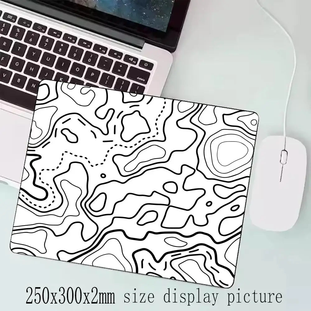 Fluid Mouse Pad 22X18 40X45 Square Computer Accessories Office Game Table Mats Rubber Anti-slip Mousepads Small Decor Desk Pads CB DROPSHIPPING